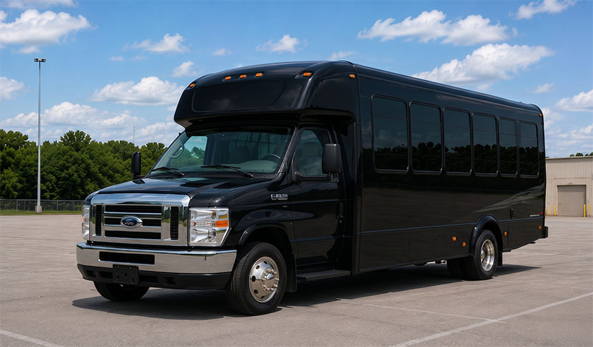 20-passenger minibus for charter in Nashville, TN