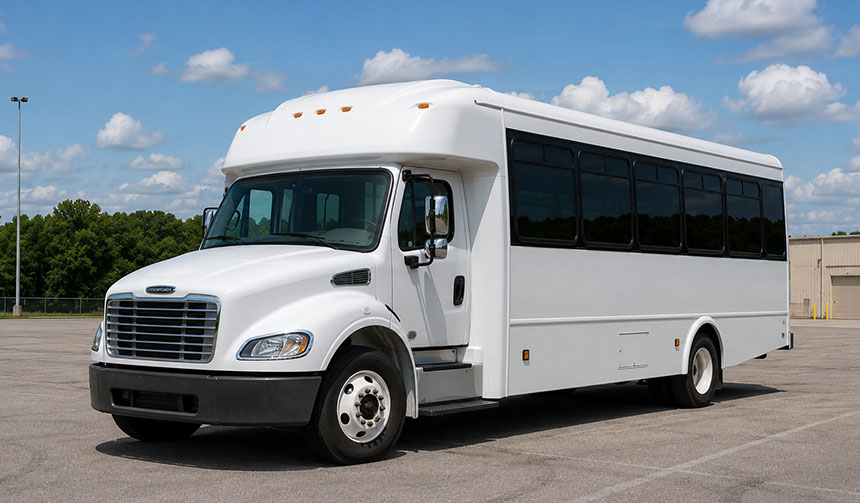 25-passenger minibus for charter in Nashville, TN