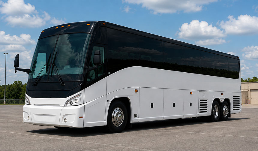 56-passenger charter bus in Nashville, TN
